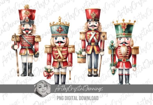 Download Watercolor Christmas Nutcracker Clipart - Watercolor christmas Collection