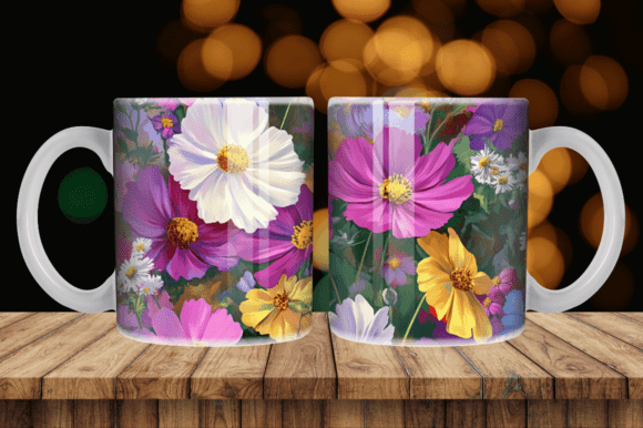 Download Summer Flower Watercolor Mug Tumbler - Summer flower watercolor Collection