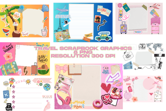 Download Travel Scrapbook Graphics - Graphic Collection
