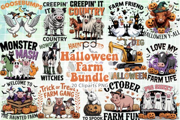 Download Halloween Farm Bundle Graphics - Graphic Collection