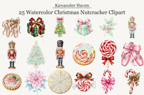 Download Watercolor Christmas Nutcracker Clipart - Watercolor christmas Collection
