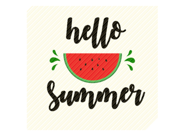 Download Hello Summer Quote Watermelon Graphic - Graphic Collection